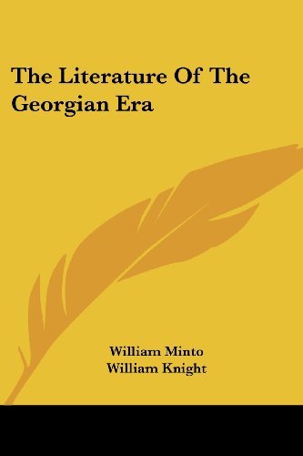 Cover for William Minto · The Literature of the Georgian Era (Paperback Book) (2007)