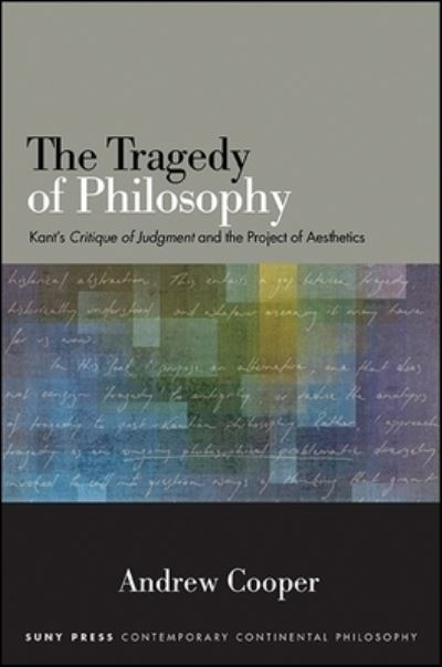 Cover for Andrew Cooper · The Tragedy of Philosophy (Paperback Book) (2017)