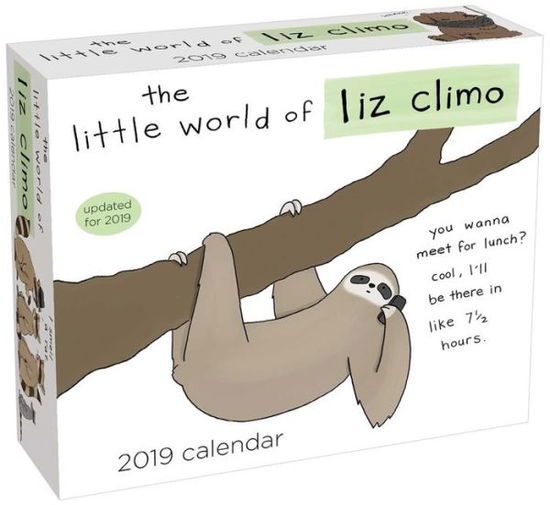 Cover for Liz Climo · Little World of Liz Climo 2019 Day-to-Day Calendar (Taschenbuch) (2018)