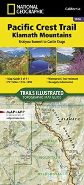 Cover for National Geographic Maps · Pacific Crest Trail: Klamath Mountains Map [siskiyou Summit To Castle Crags] (Map) [2022nd edition] (2024)