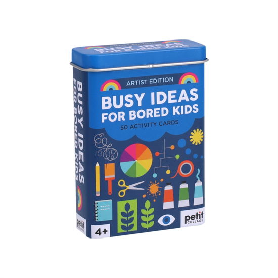 Cover for Petit Collage · Busy Ideas for Bored Kids: Artist Edition (Flashcards) (2025)