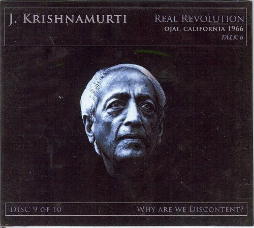 Cover for J. Krishnamurti · The Real Revolution Disc 9: Why Are We Discontent? (Audiobook (CD)) (2009)