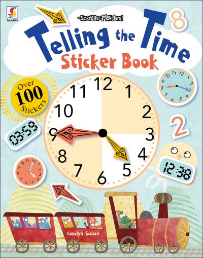 Cover for John Townsend · Telling The Time Sticker Book - The Scribble Monsters (Paperback Book) [Illustrated edition] (2022)