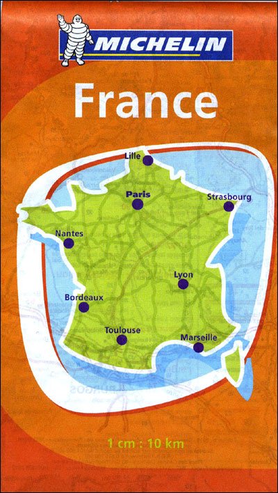 Cover for Michelin · France - Michelin Mini Map 8721: Map (Landkarten) (2010)