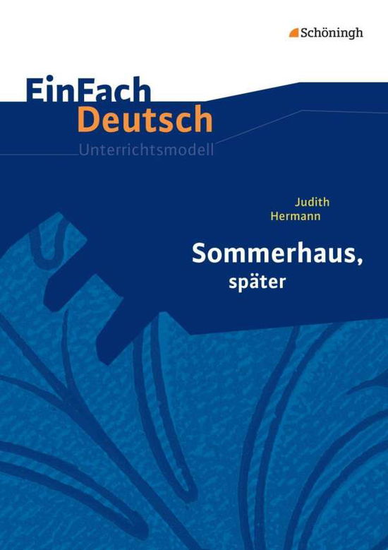 Cover for Hartmut Vollmer · EinFach Deutsch,Unter. Hermann:Sommerh. (Book)