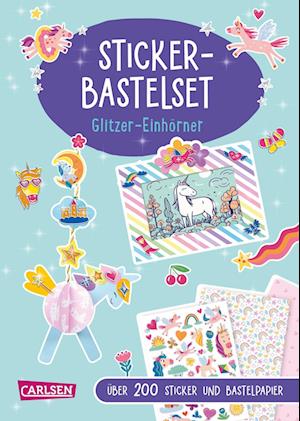 Cover for Poitier, Anton; Hahn, Victoria · Sticker-bastelset: Glitzer-einhÃ¶rner (Book)