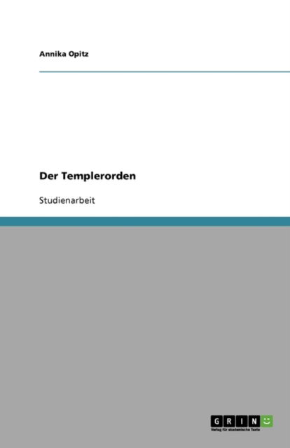 Cover for Opitz · Der Templerorden (Book) [German edition] (2009)