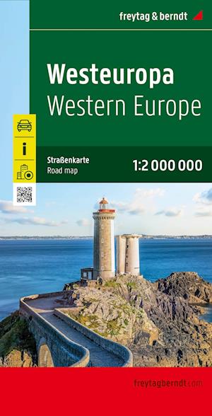 Cover for Freytag &amp; Berndt · Freytag &amp; Berndt Road Map: Western Europe (Hardcover Book) (2024)