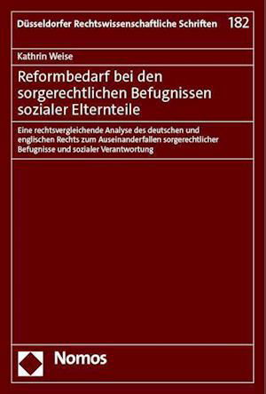 Cover for Kathrin Weise · Reformbedarf Bei Den Sorgerechtlichen Befugnissen Sozialer Elternteile (Book) (2023)
