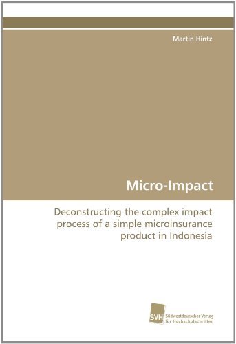 Micro-impact: Deconstructing the Complex Impact Process of a Simple Microinsurance Product in Indonesia - Martin Hintz - Böcker - Suedwestdeutscher Verlag fuer Hochschuls - 9783838119885 - 26 augusti 2010