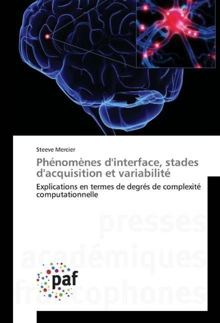 Cover for Mercier · Phénomènes d'interface, stades (Book)