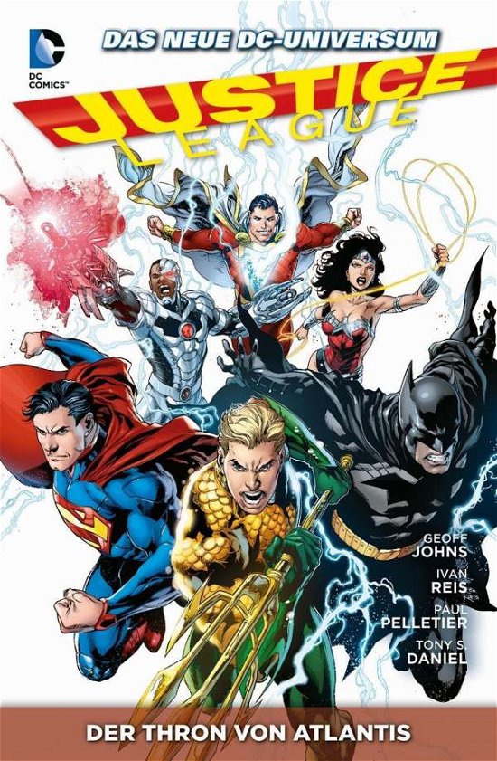 Cover for Geoff Johns · Justice League 03: Der Thron von Atlantis (Paperback Book) (2014)