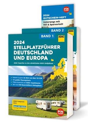 Cover for ADAC Verlag · ADAC Stellplatzführer 2024: Deutschland und Europa (vol. 1-2) (Sewn Spine Book) (2024)