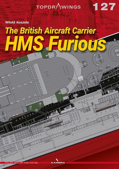 Cover for Witold Koszela · The British Aircraft Carrier HMS Furious (Paperback Book) (2022)