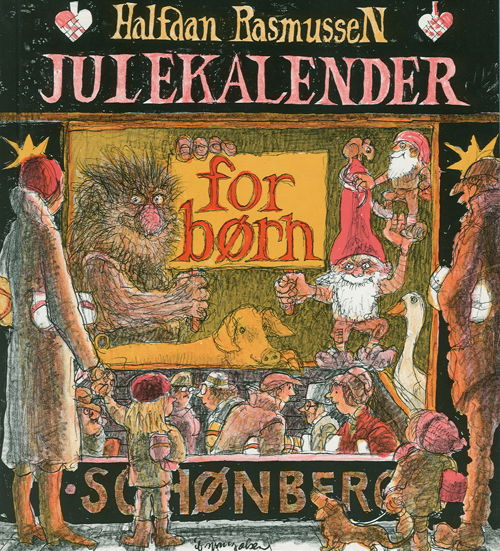 Julebøger: Julekalender for børn - Halfdan Rasmussen - Böcker - Gyldendal - 9788757017885 - 28 oktober 2013