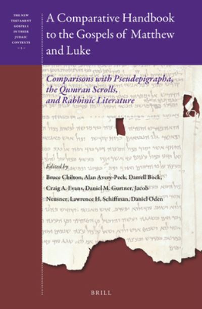 Cover for Bruce D. Chilton · A Comparative Handbook to the Gospels of Matthew and Luke (Hardcover Book) (2021)
