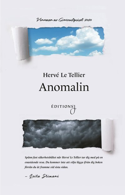 Cover for Hervé Le Tellier · Anomalin (Inbunden Bok) (2022)