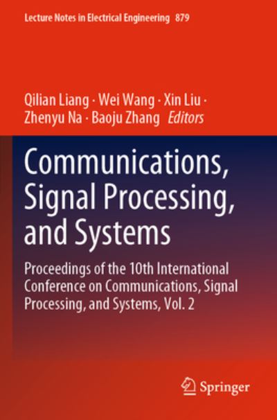 Cover for Qilian Liang · Communications, Signal Processing, and Systems (Book) (2023)