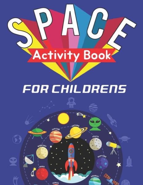 Cover for Mahleen Press · Space Activity Book for Childrens (Paperback Bog) (2020)