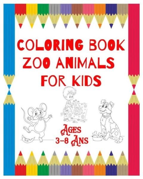 Coloring Book Zoo Animals - Home Book - Books - Independently Published - 9798667102885 - July 18, 2020