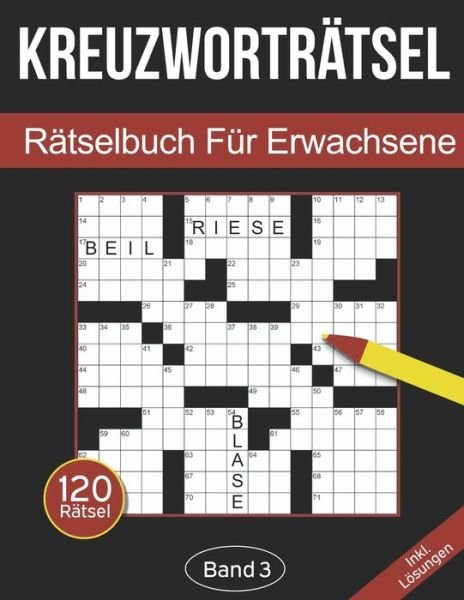 Cover for Rosenbladt · Kreuzwortratsel - Ratselbuch fur Erwachsene (Pocketbok) (2020)