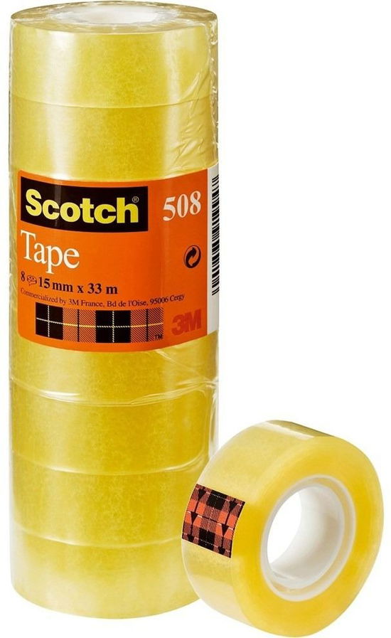 Scotch Transparent Tape 15mmx33m 10er - 3m Post - Produtos - 3M - 4001895919886 - 