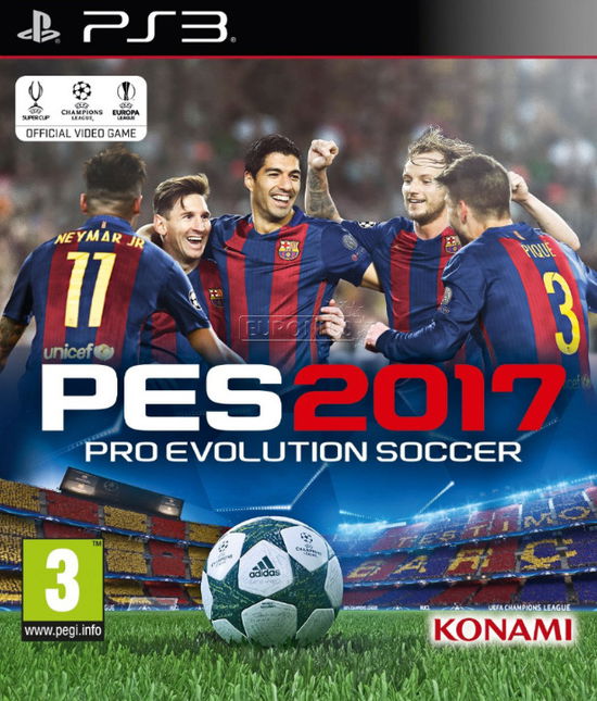 Cover for Konami · Pro Evolution Soccer  2017 (PS3)