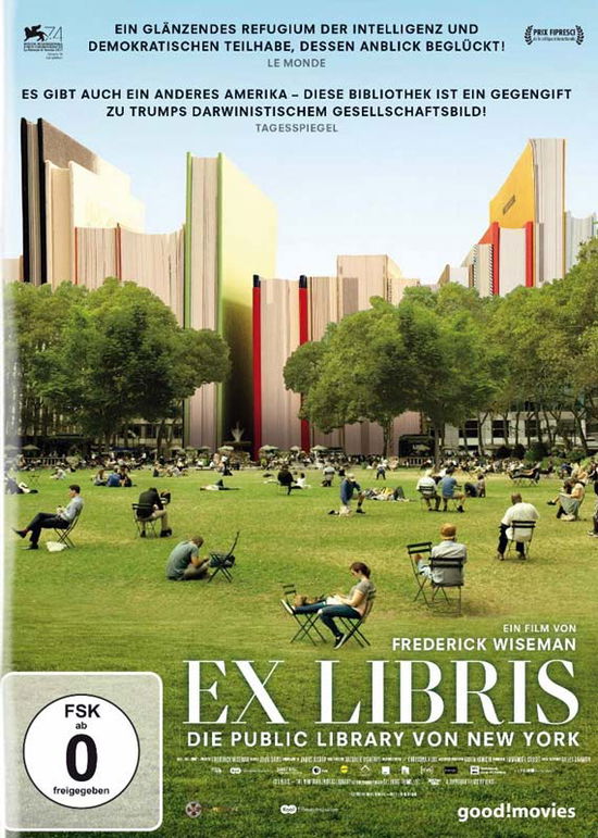 Ex Libris-die Public Library Von New York - Dokumentation - Elokuva - Indigo - 4015698023886 - perjantai 15. maaliskuuta 2019