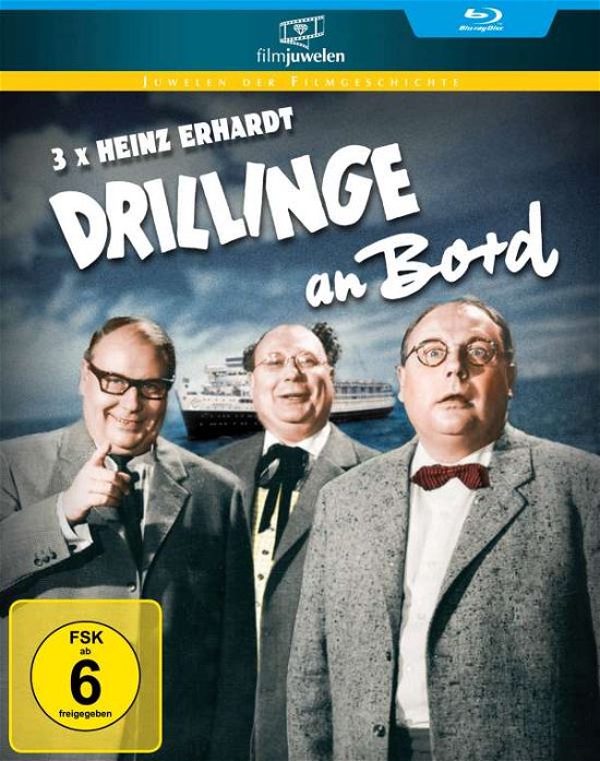 Cover for Heinz Erhardt · Drillinge an Bord (Neuauflage) (Fil (Blu-ray) (2019)