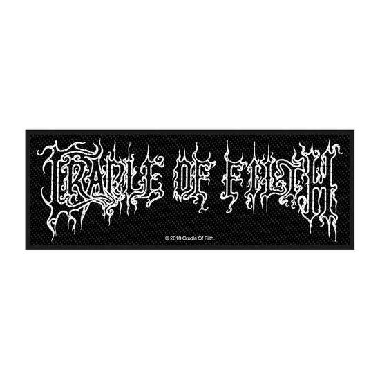 Cradle Of Filth Standard Woven Patch: Logo - Cradle Of Filth - Merchandise - PHD - 5055339792886 - 19. august 2019