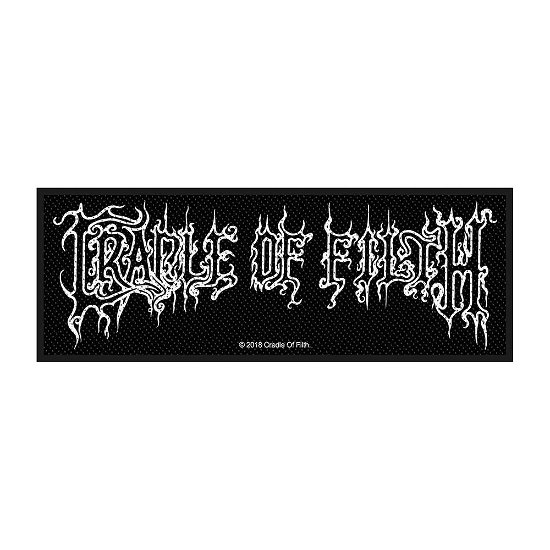 Cradle Of Filth Standard Woven Patch: Logo - Cradle Of Filth - Merchandise - PHD - 5055339792886 - 19. august 2019