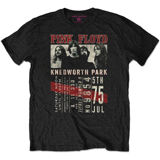 Pink Floyd Unisex T-Shirt: Knebworth '75 (Eco-Friendly) - Pink Floyd - Merchandise -  - 5056368670886 - May 7, 2021