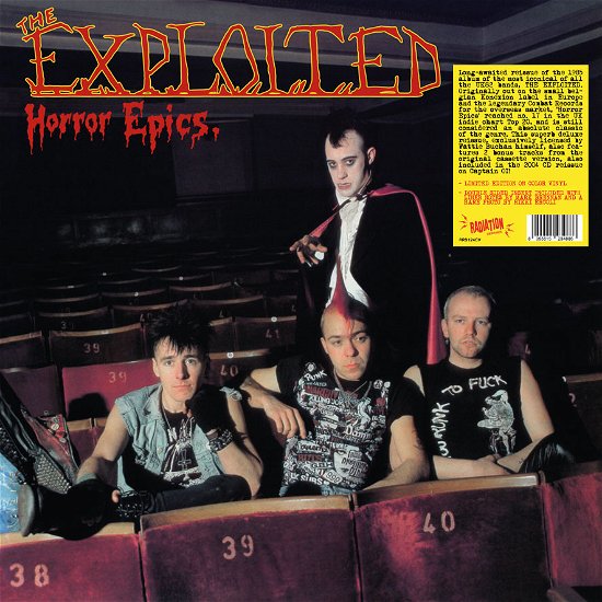 Exploited · Horror Epics (Red Vinyl) (LP) [Coloured edition] (2023)