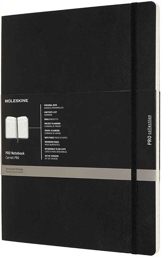 Moleskine Profess.Notizbuch XXL,schwarz - Moleskine - Books - MOLESKINE - 8058647620886 - August 1, 2018