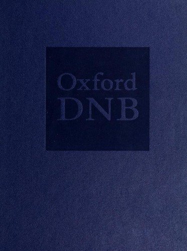 Cover for Oxford · Oxford Dictionary National Biography Volume 38 (Innbunden bok) (2012)