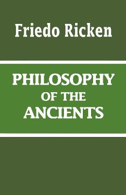 Cover for Friedo Ricken · Philosophy of the Ancients (Paperback Book) (1991)