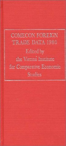 Cover for Vienna Institute for Comparative Economic Studies · COMECON Foreign Trade Data 1980 (Hardcover Book) (1981)