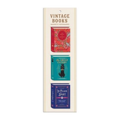 Cover for Galison · Vintage Books Shaped Magnetic Bookmarks (Print) (2021)