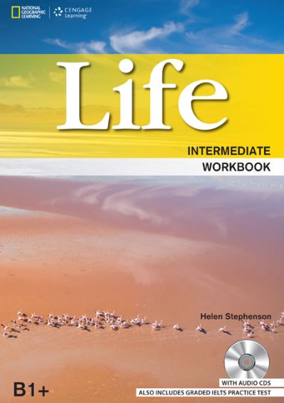 Cover for Hughes, John (Duke University) · Life Intermediate: Workbook with Key and Audio CD (Book) (2012)