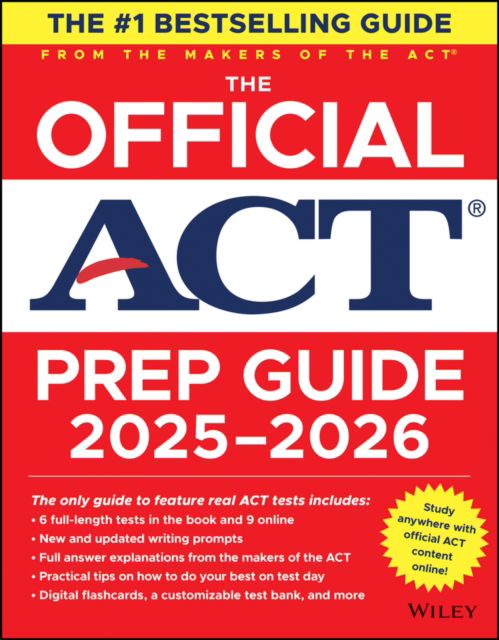 Cover for Act · The Official ACT Prep Guide 2025-2026: Book + Online Course (Paperback Book) (2025)