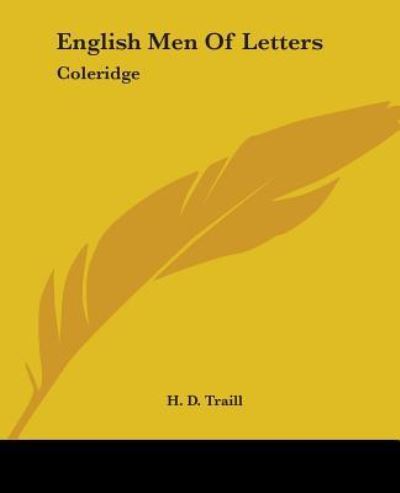 Cover for H. D. Traill · English men of Letters: Coleridge (Paperback Book) (2004)