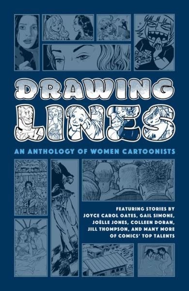 Cover for Joyce Carol Oates · Drawing Lines: An Anthology Of Women Cartoonists (Hardcover bog) (2021)