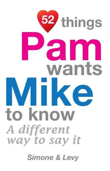 52 Things Pam Wants Mike To Know - Simone - Książki - Createspace Independent Publishing Platf - 9781511976886 - 31 października 2014