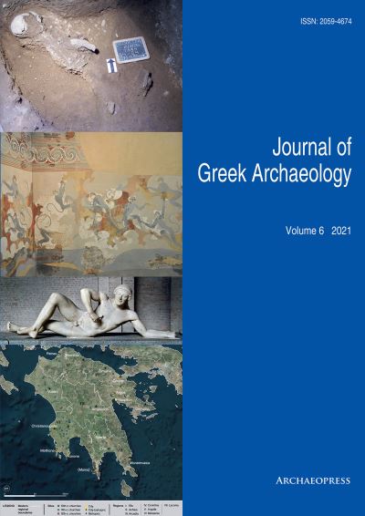 Cover for Journal of Greek Archaeology Volume 6 2021 - Journal of Greek Archaeology (Paperback Book) (2021)