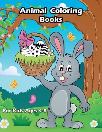 Cover for Kenneth Scott · Animal Coloring Books for Kids Ages 4-8 (Pocketbok) (2019)