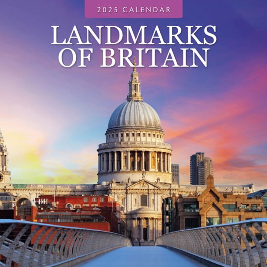 Cover for Red Robin · Landmarks of Britain 2025 Square Wall Calendar (Paperback Book) (2024)