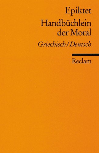 Cover for Epiktet · Reclam UB 08788 Epiktet.Handbüchl.Gr. (Buch)