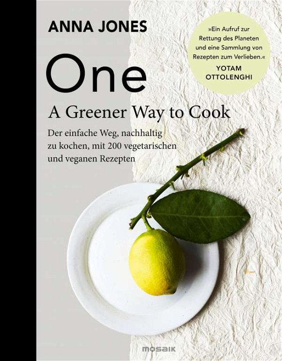 Cover for Anna Jones · ONE - A Greener Way to Cook (Hardcover Book) (2021)
