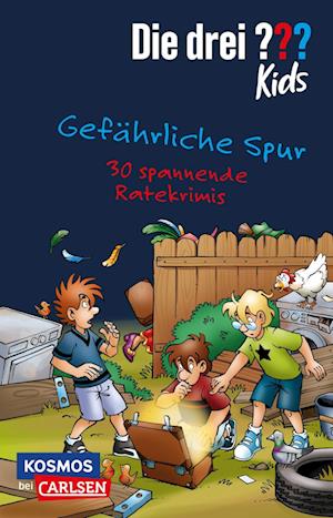 Cover for Ulf Blanck · Die drei ??? Kids: Gefährliche Spur. 30 spannende Ratekrimis! (Book) (2024)