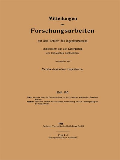 Cover for Adolf Pfarr · Mitteilungen UEber Forschungsarbeiten Auf Dem Gebiete Des Ingenieurwesens - Forschungsarbeiten Auf Dem Gebiete Des Ingenieurwesens (Paperback Book) [1912 edition] (1912)